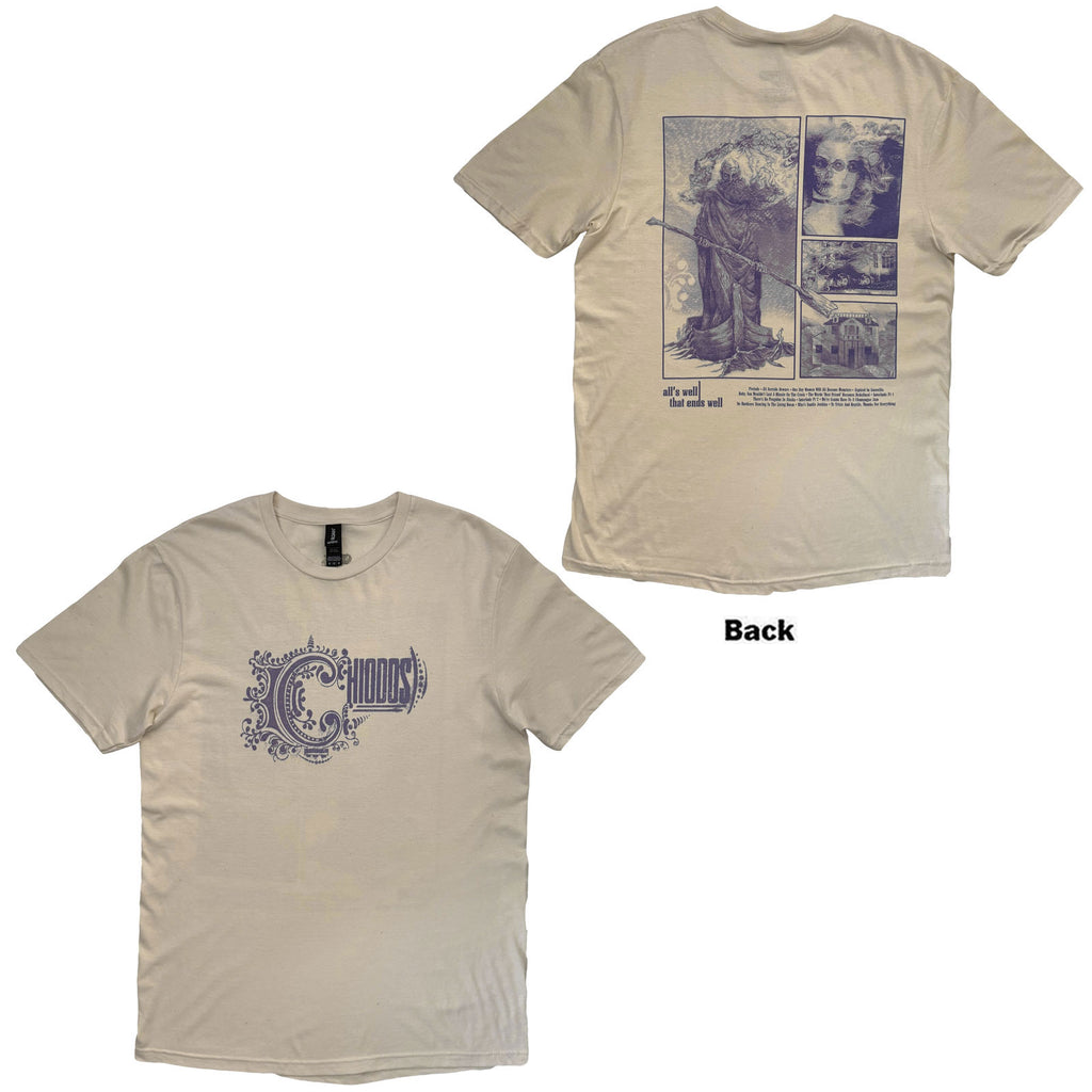 Chiodos Unisex T-Shirt: AWTEW Album Art (Natural) (Back Print)