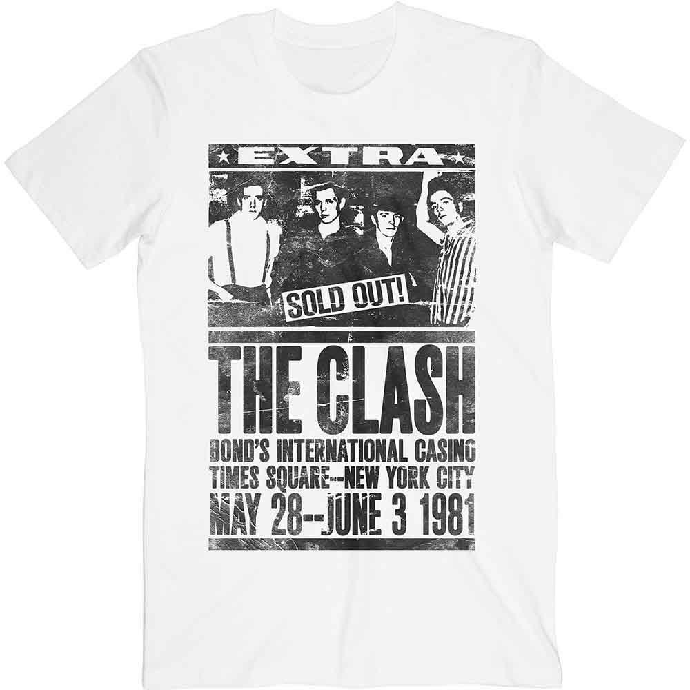 The Clash Unisex T-Shirt: Bond's 1981 (White)