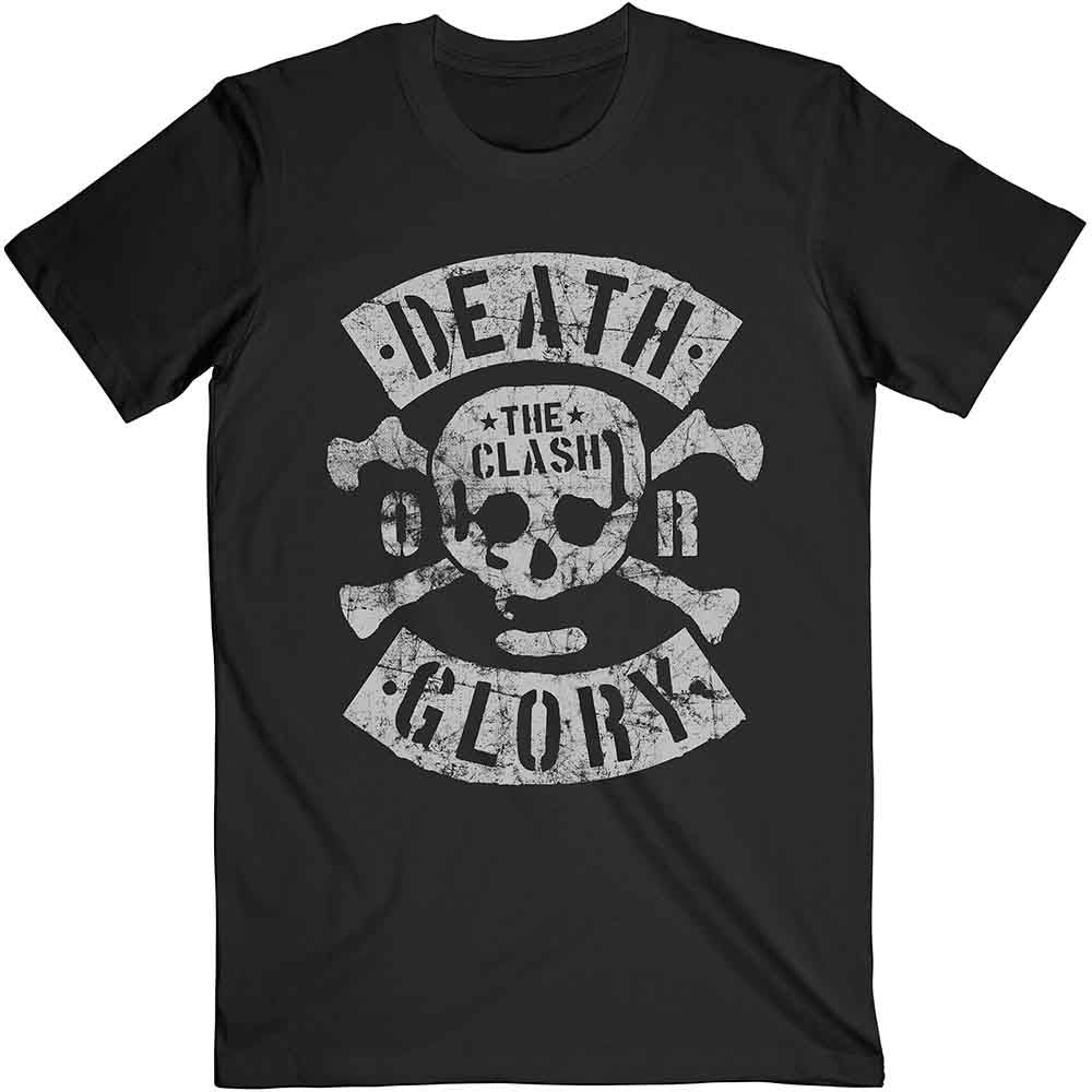The Clash Unisex T-Shirt: Death or Glory (Black)