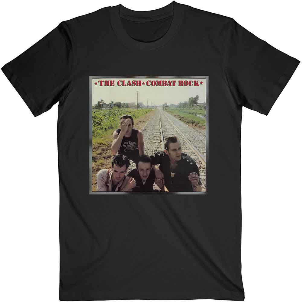 The Clash Unisex T-Shirt: Combat Rock (Black)