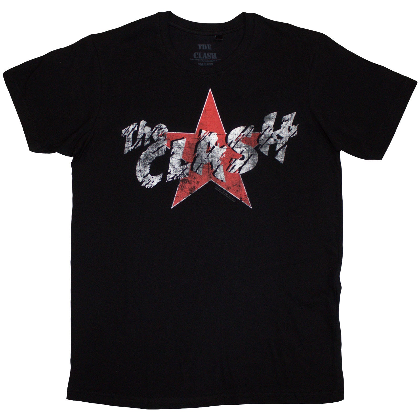 The Clash Unisex T-Shirt: Star Logo (Black)
