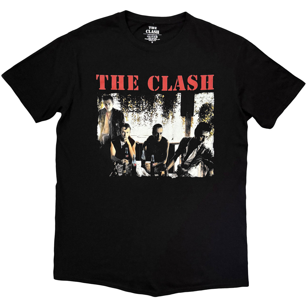 The Clash Unisex T-Shirt: Combat Photo (Black)