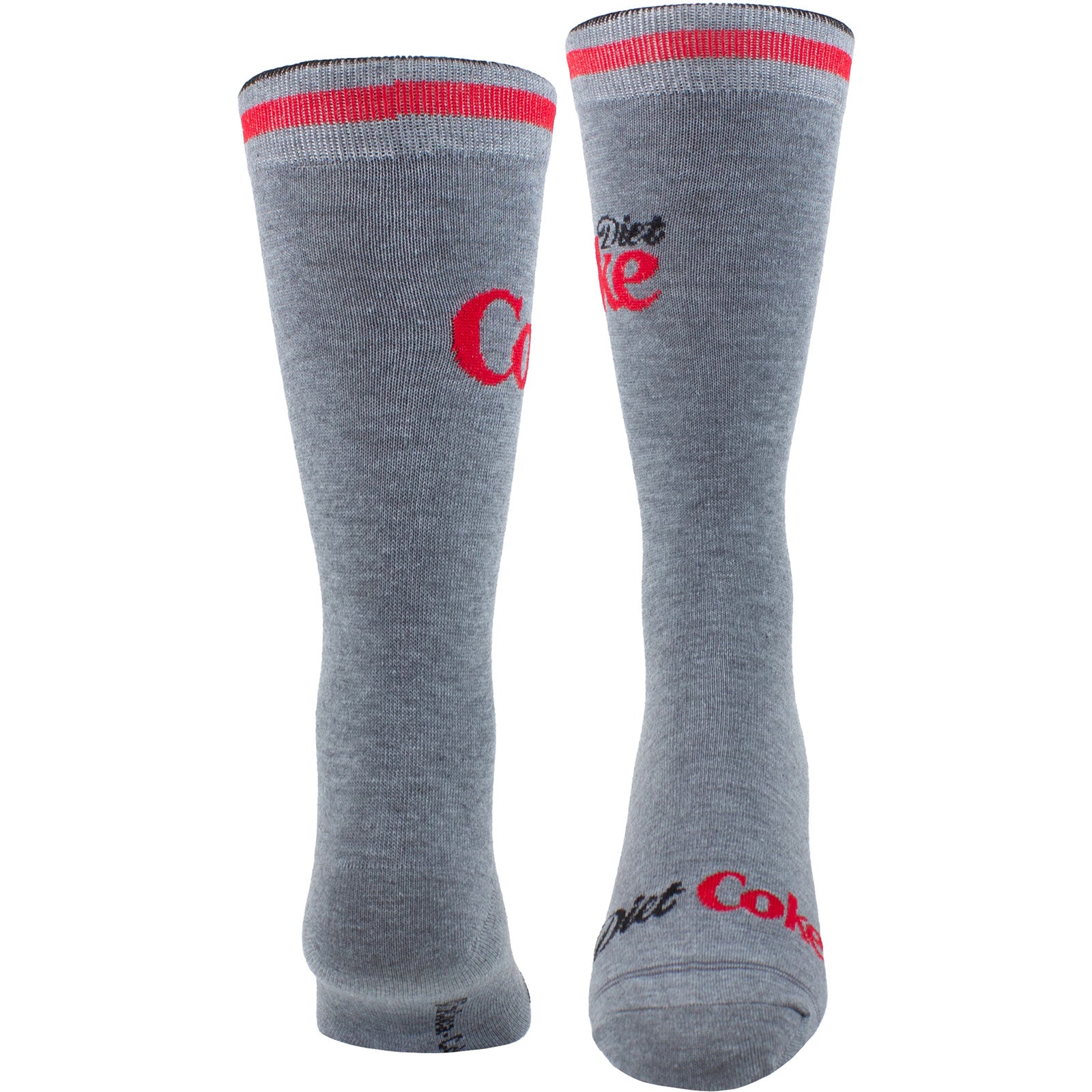Coca-Cola Unisex Crew Socks: Diet Coke (Grey)  (UK Size 6.5 - 11)