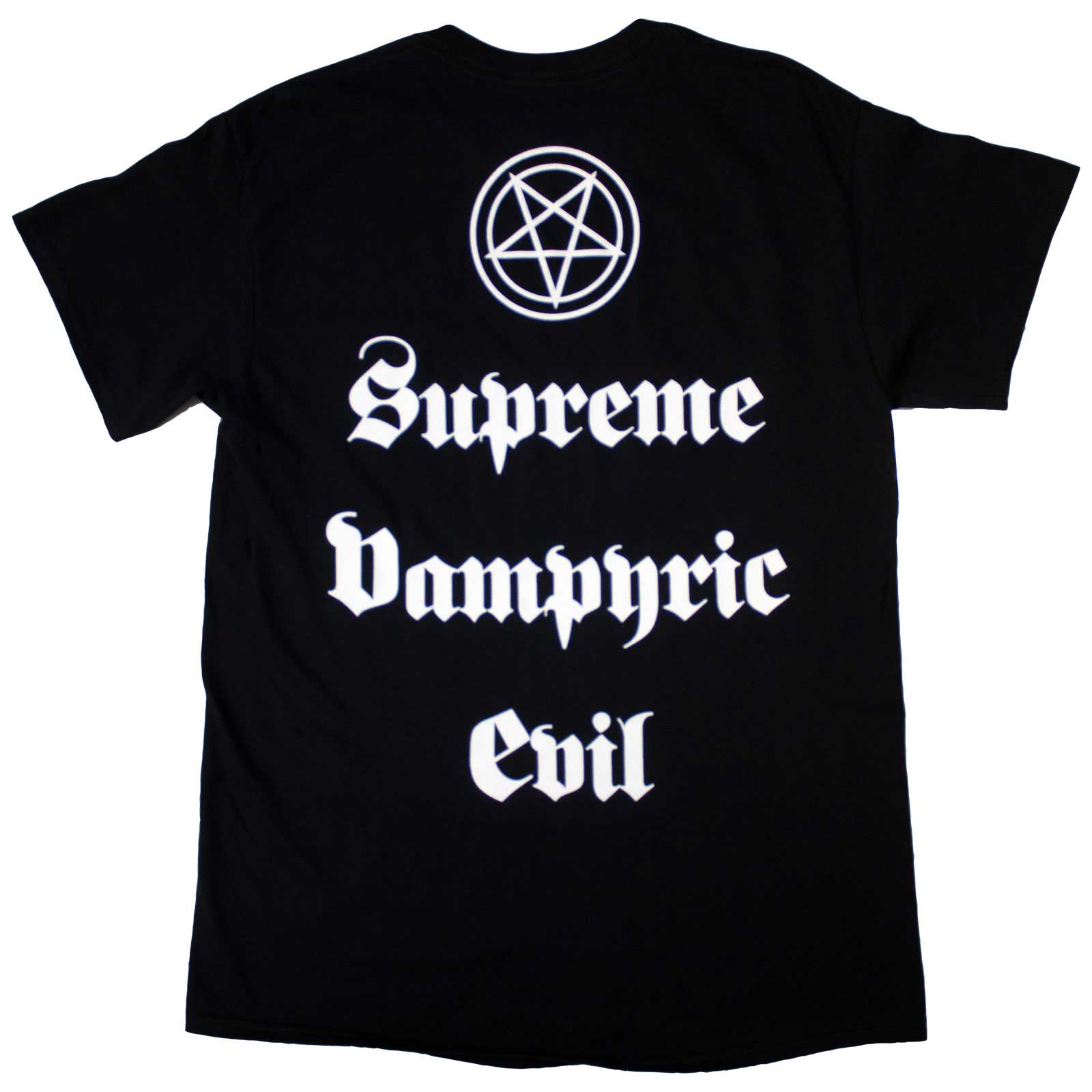 Cradle Of Filth Unisex T-Shirt: Supreme Vampiric Evil (Black) (Back Print)