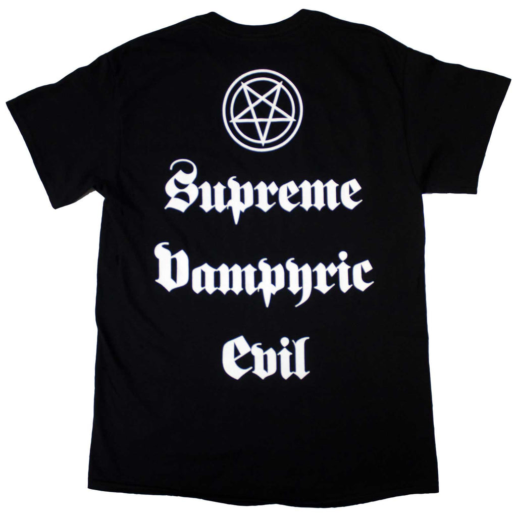 Cradle Of Filth Unisex T-Shirt: Supreme Vampiric Evil (Black) (Back Print)