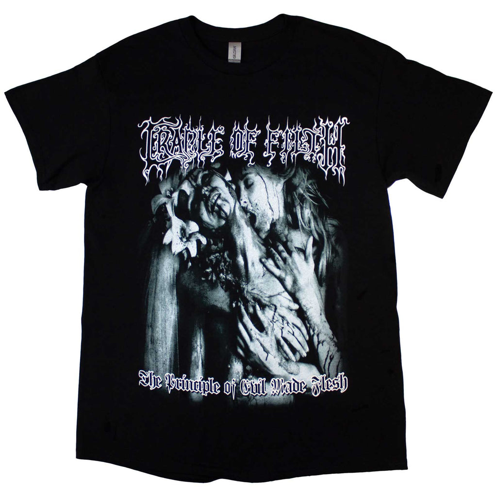 Cradle Of Filth Unisex T-Shirt: Supreme Vampiric Evil (Black) (Back Print)
