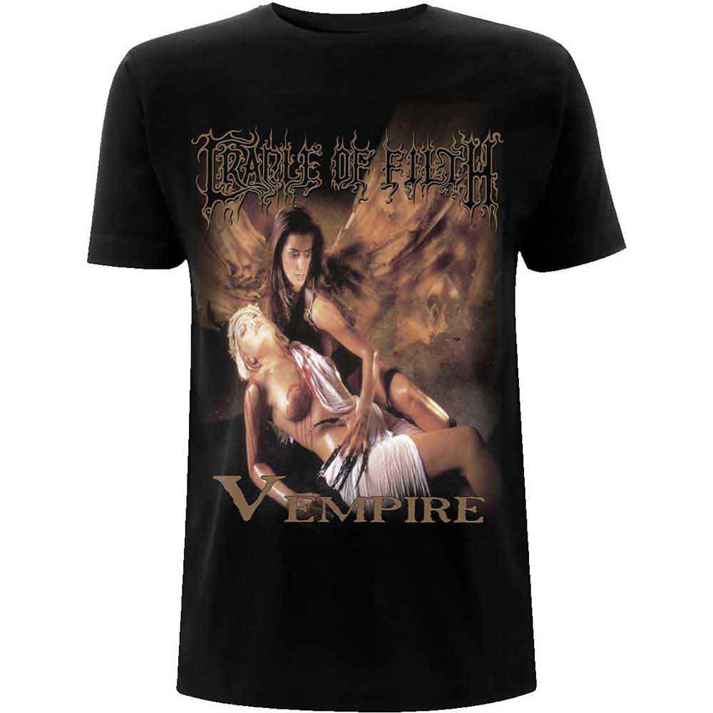 Cradle Of Filth Unisex T-Shirt: Vempire (Black) (Back Print)