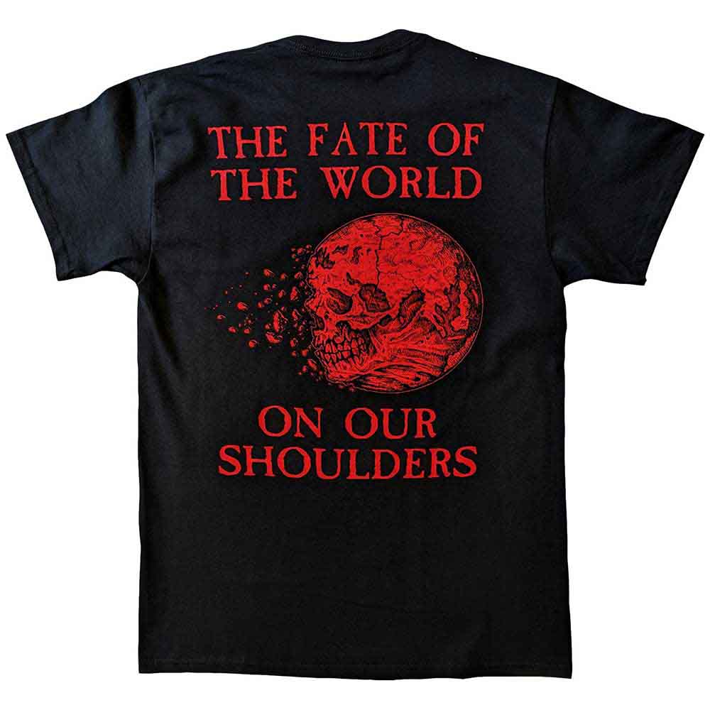 Cradle Of Filth Unisex T-Shirt: Existance Is Futile Saturn (Black) (Back Print)