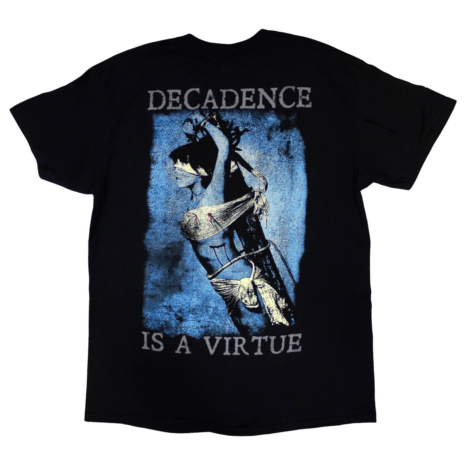 Cradle Of Filth Unisex T-Shirt: Decadence (Black) (Back Print)