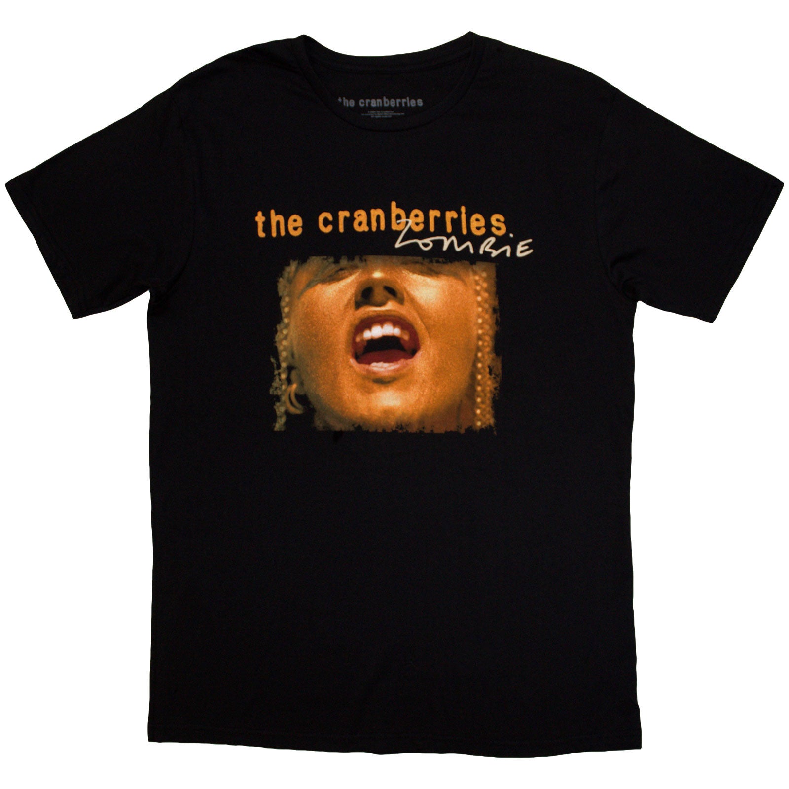 The Cranberries Unisex T-Shirt: Zombie Dolores (Black) (Back Print)