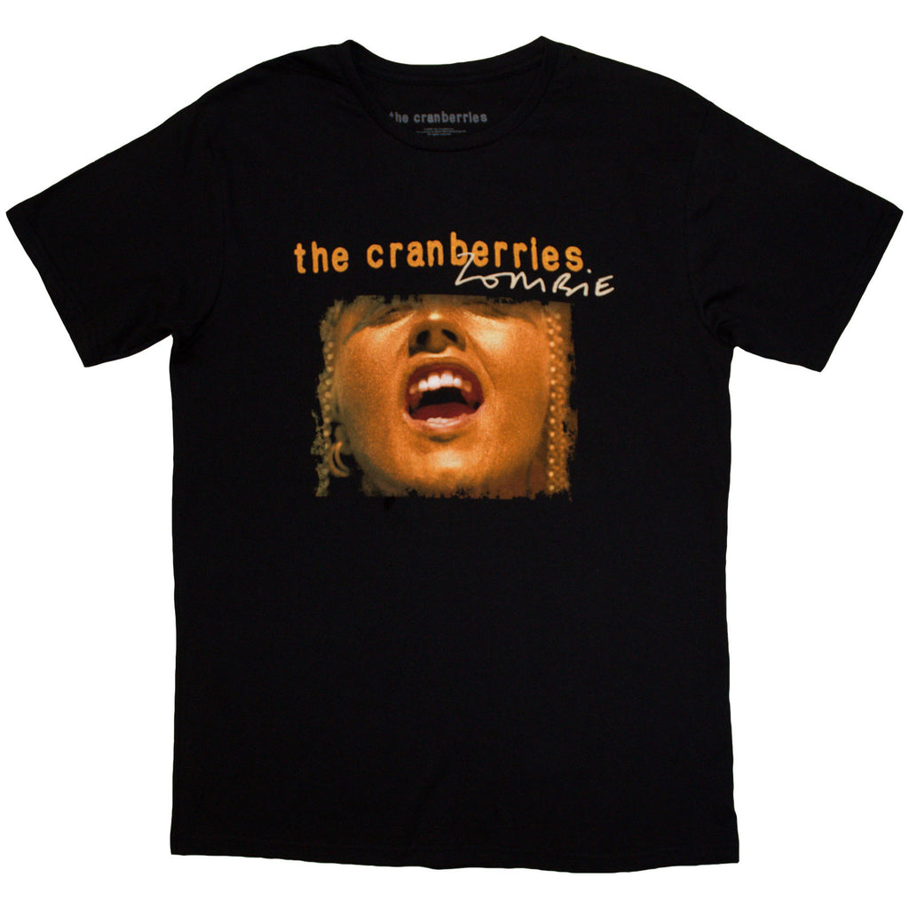 The Cranberries Unisex T-Shirt: Zombie Dolores (Black) (Back Print)