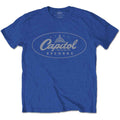 Capitol Records Unisex T-Shirt: Logo (Blue)