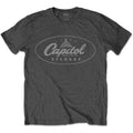 Capitol Records Unisex T-Shirt: Logo (Charcoal Grey)