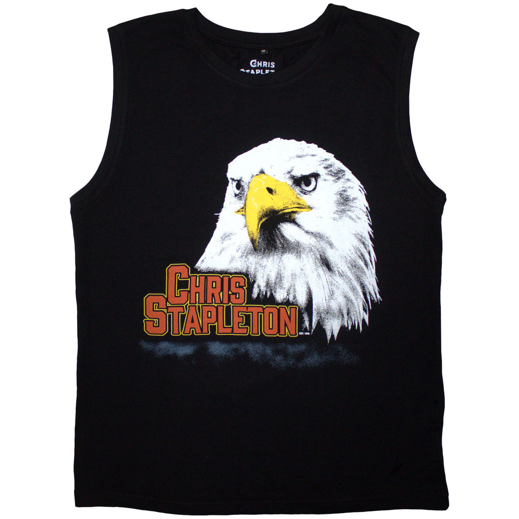 Chris Stapleton Unisex Tank T-Shirt: Eagle (Black)