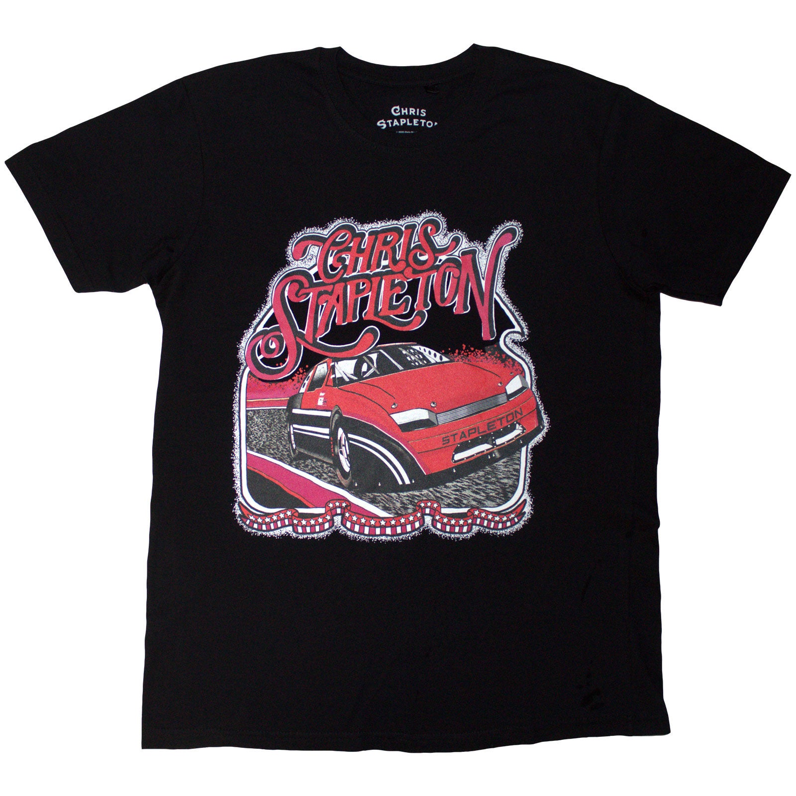 Chris Stapleton Unisex T-Shirt: Car (Black)