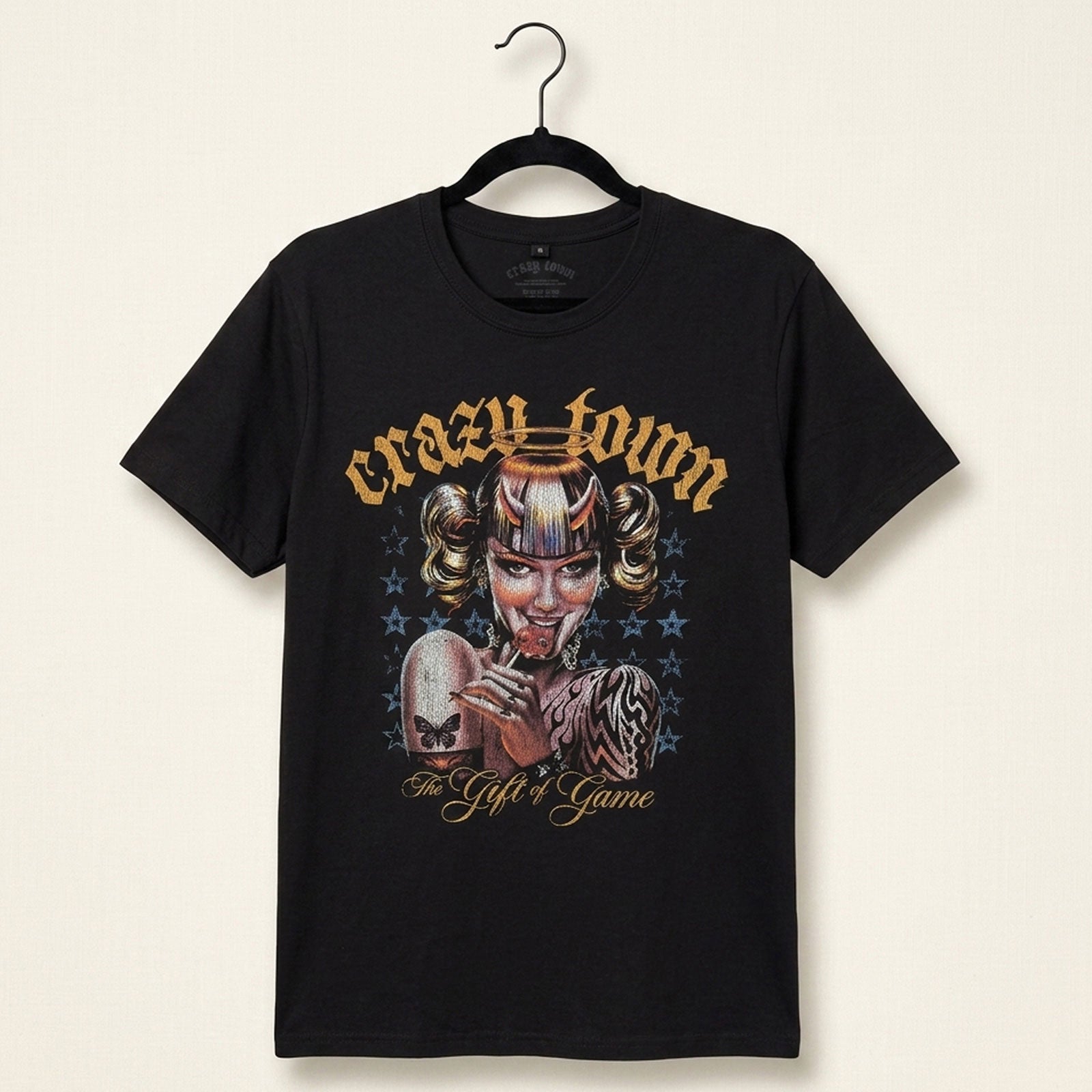 Crazy Town Unisex Premium Carbon T-Shirt: The Gift Of Game (Black)