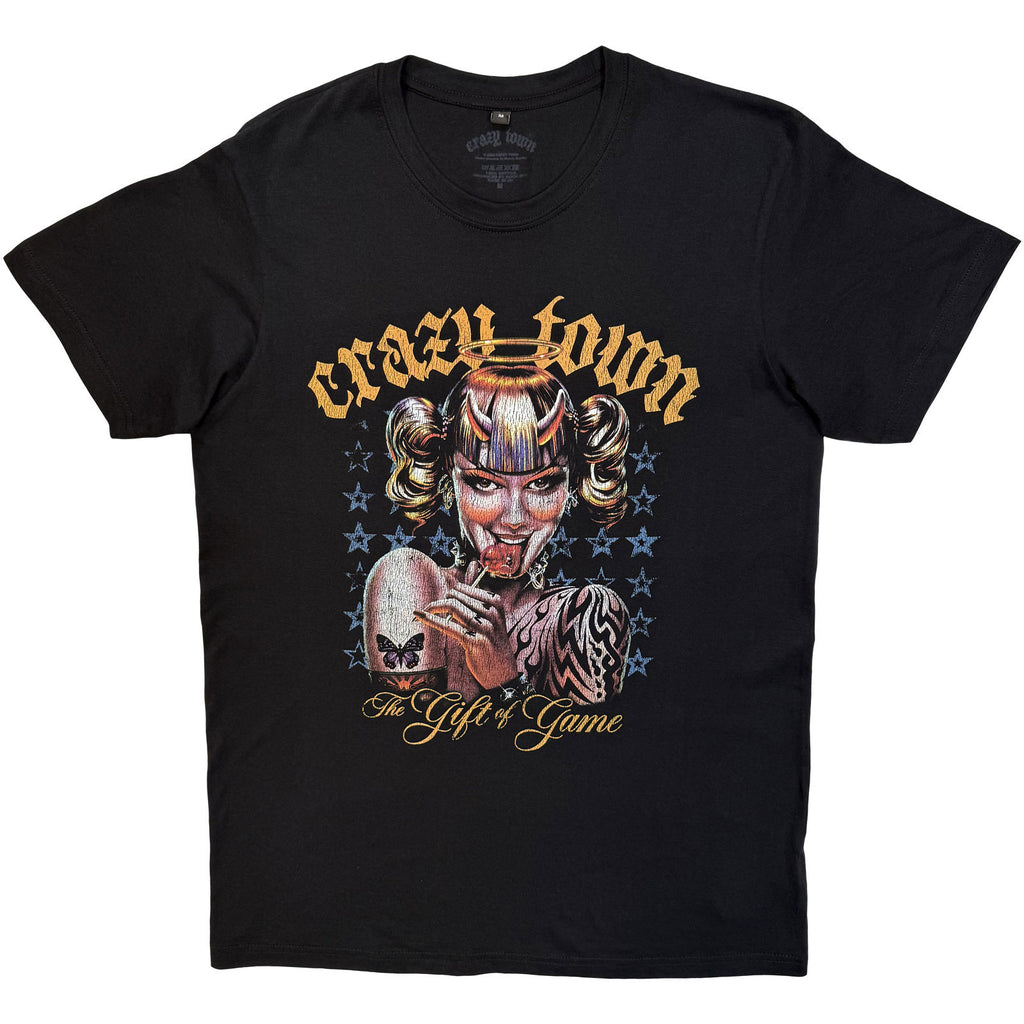 Crazy Town Unisex Premium Carbon T-Shirt: The Gift Of Game (Black)