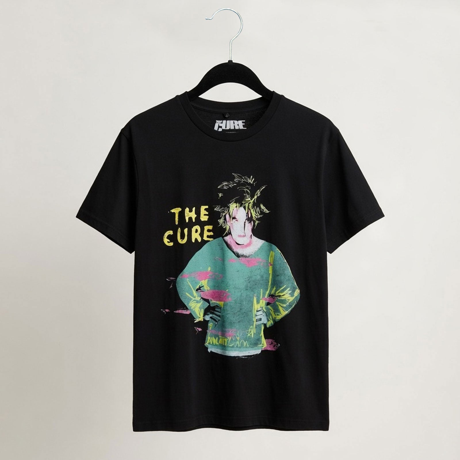 The Cure Unisex Premium Carbon T-Shirt: Beach Party Tour '86 (Black) (Back Print)