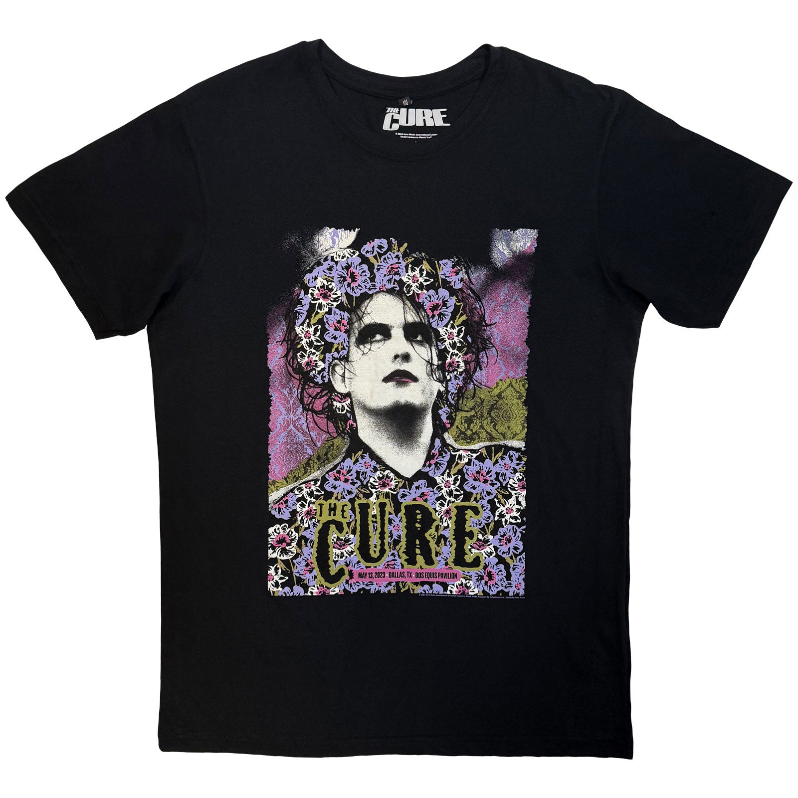 The Cure Unisex Premium Carbon T-Shirt: Dallas Poster 05.13.23 (Black)