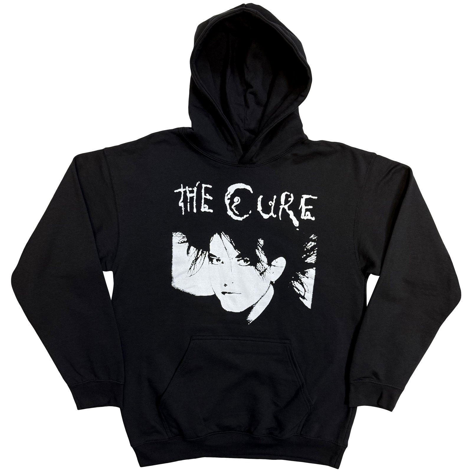 The Cure Unisex Pullover Hoodie: Robert Illustration (Black)