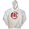 The Cure Unisex Pullover Hoodie: Circle Logo (White)