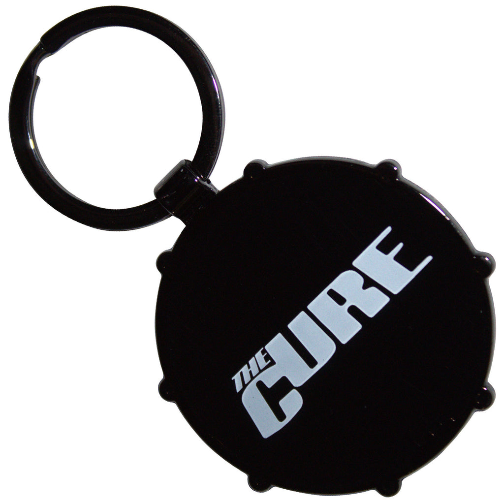 The Cure Keychain: Logos Drum (Double-Sided)