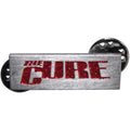 The Cure Pin Badge: Rectangle Logo
