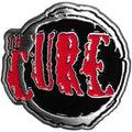 The Cure Pin Badge: Circle Logo Red