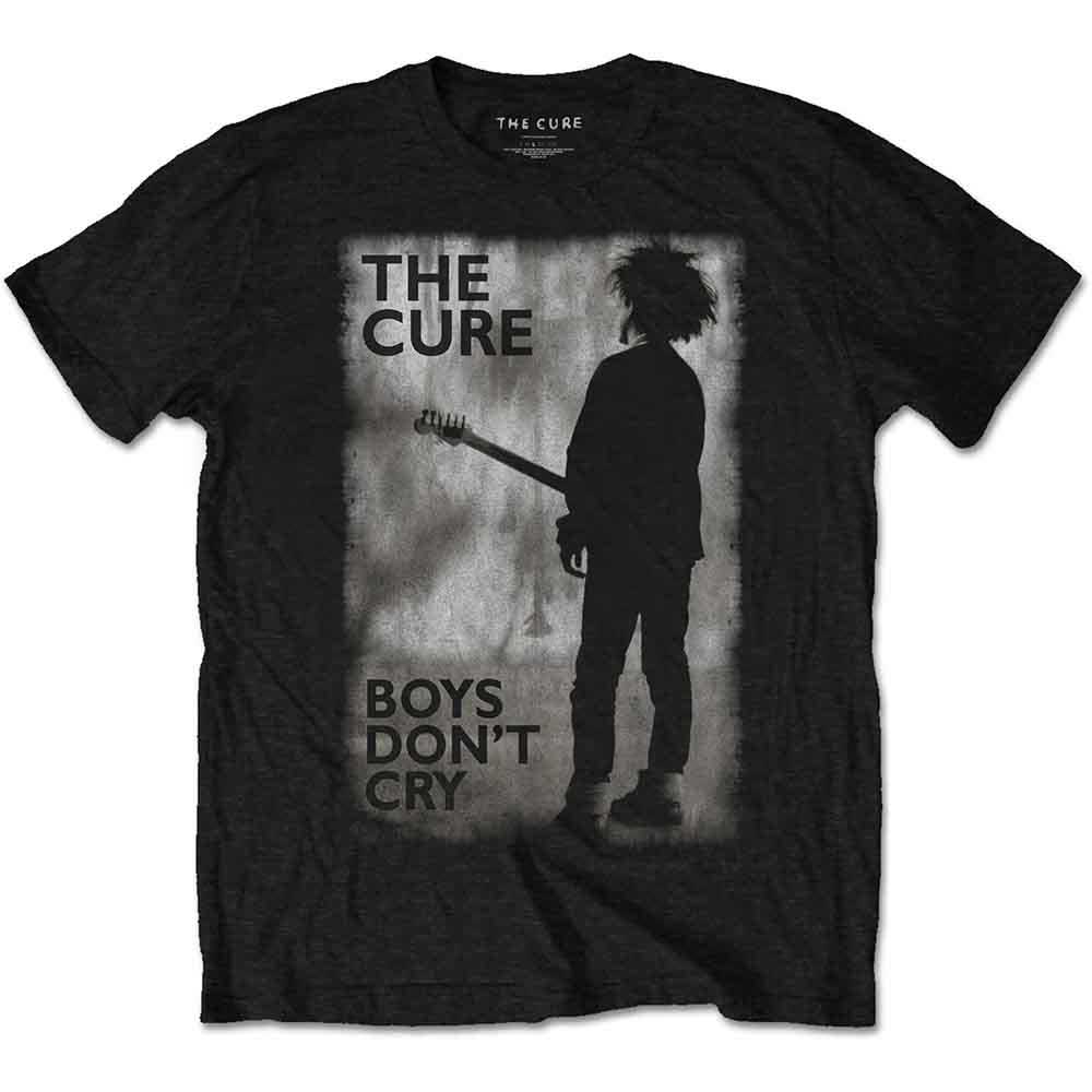 The Cure Kids T-Shirt: Boys Don't Cry Black & White (Black)