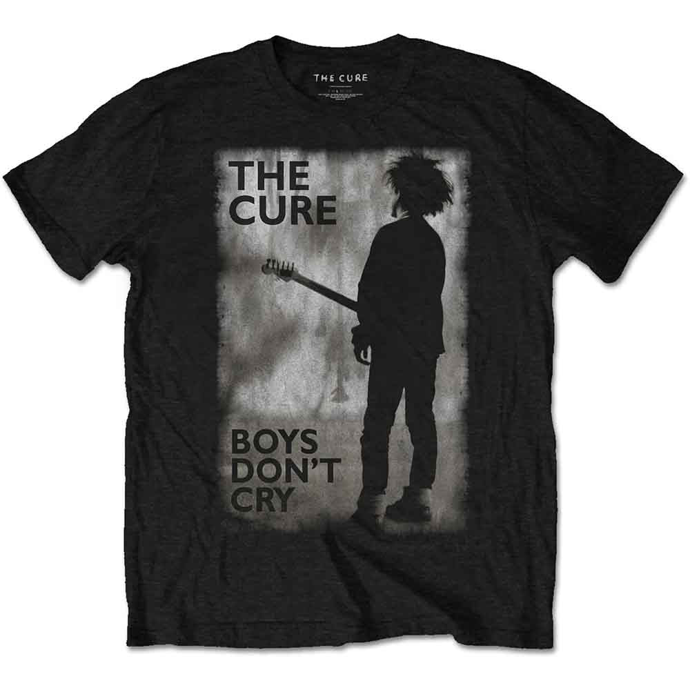 The Cure Unisex T-Shirt: Boys Don't Cry Black & White (Black)