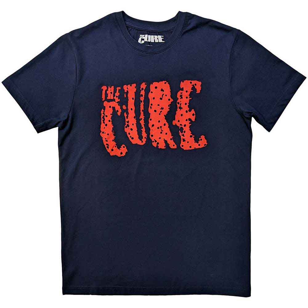 The Cure Unisex T-Shirt: Logo (Navy Blue)