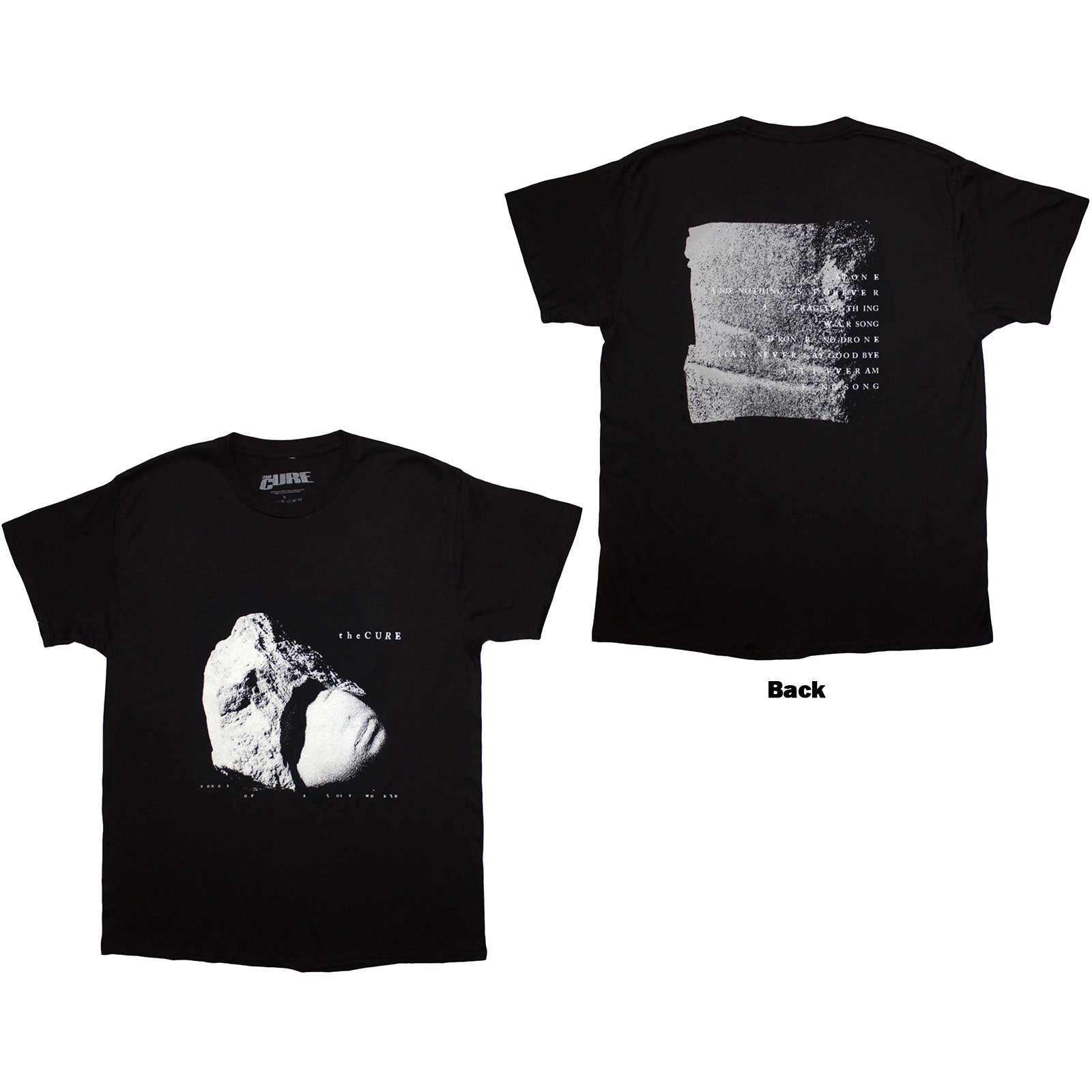 The Cure Unisex T-Shirt: Songs Of A Lost World (Black) (Back Print)