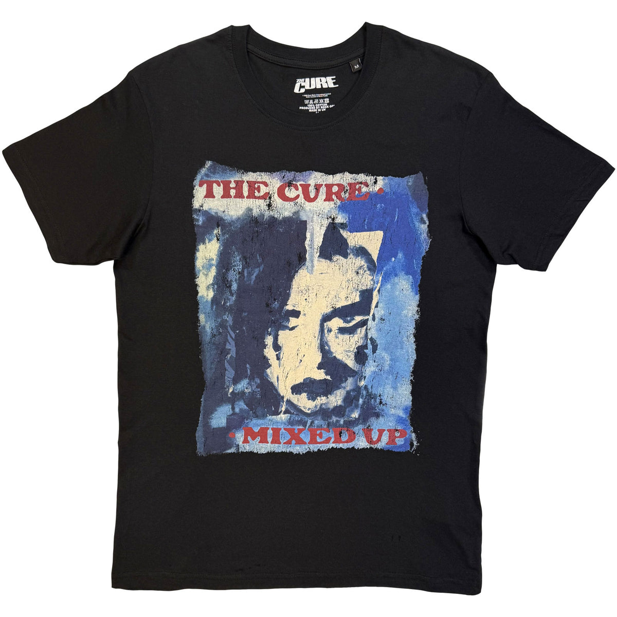 The Cure Unisex T-Shirt: Mixed Up Paint (Black)