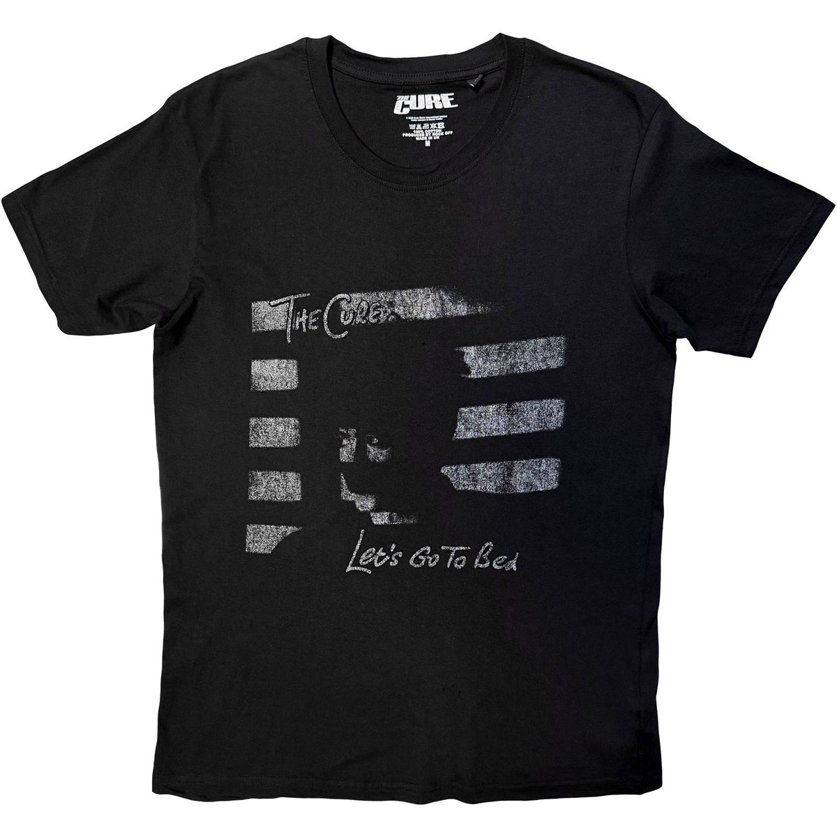 The Cure Unisex T-Shirt: Let's Go To Bed (Black)