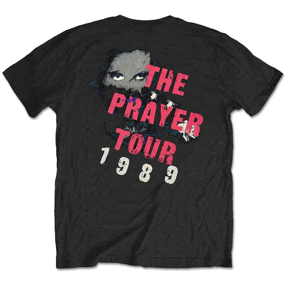 The Cure Unisex T-Shirt: The Prayer Tour 1989 (Black) (Back Print)