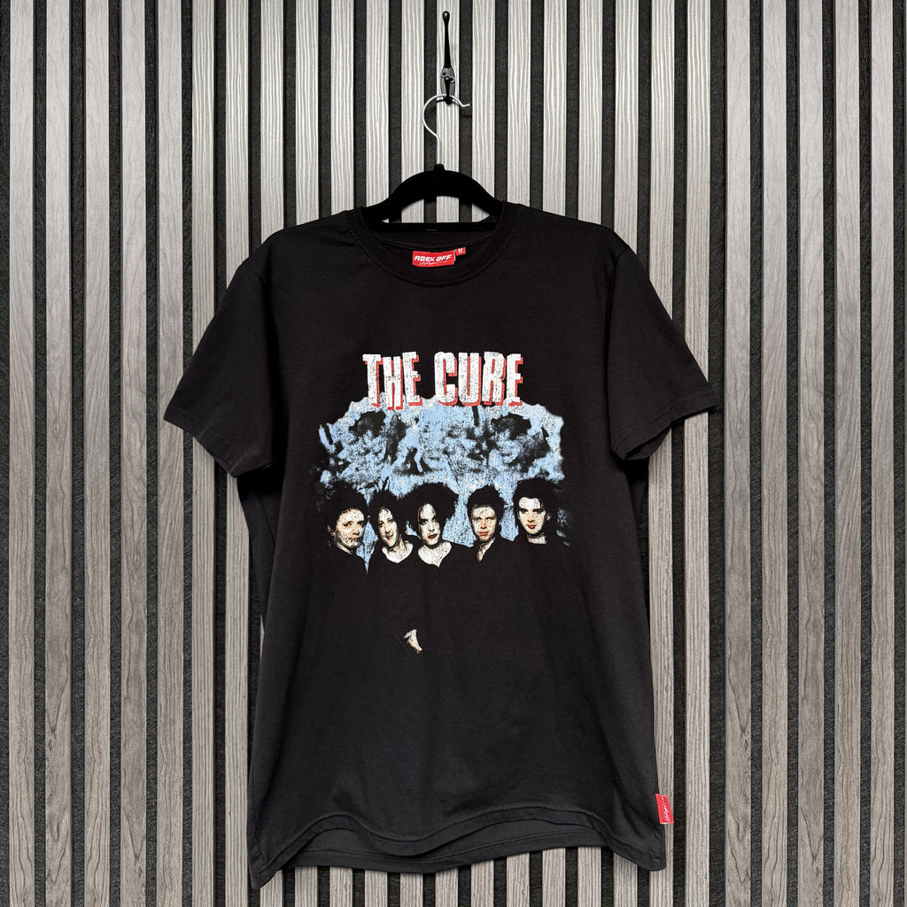 The Cure Unisex Unplugged T-Shirt: Swing Tour '96 (Black) (Back Print)
