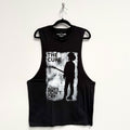 The Cure Unisex Vest T-Shirt: Boys Don't Cry B&W (Black)