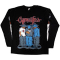 Cypress Hill Unisex Long Sleeve T-Shirt: Blunted (Black) (Sleeve Print)