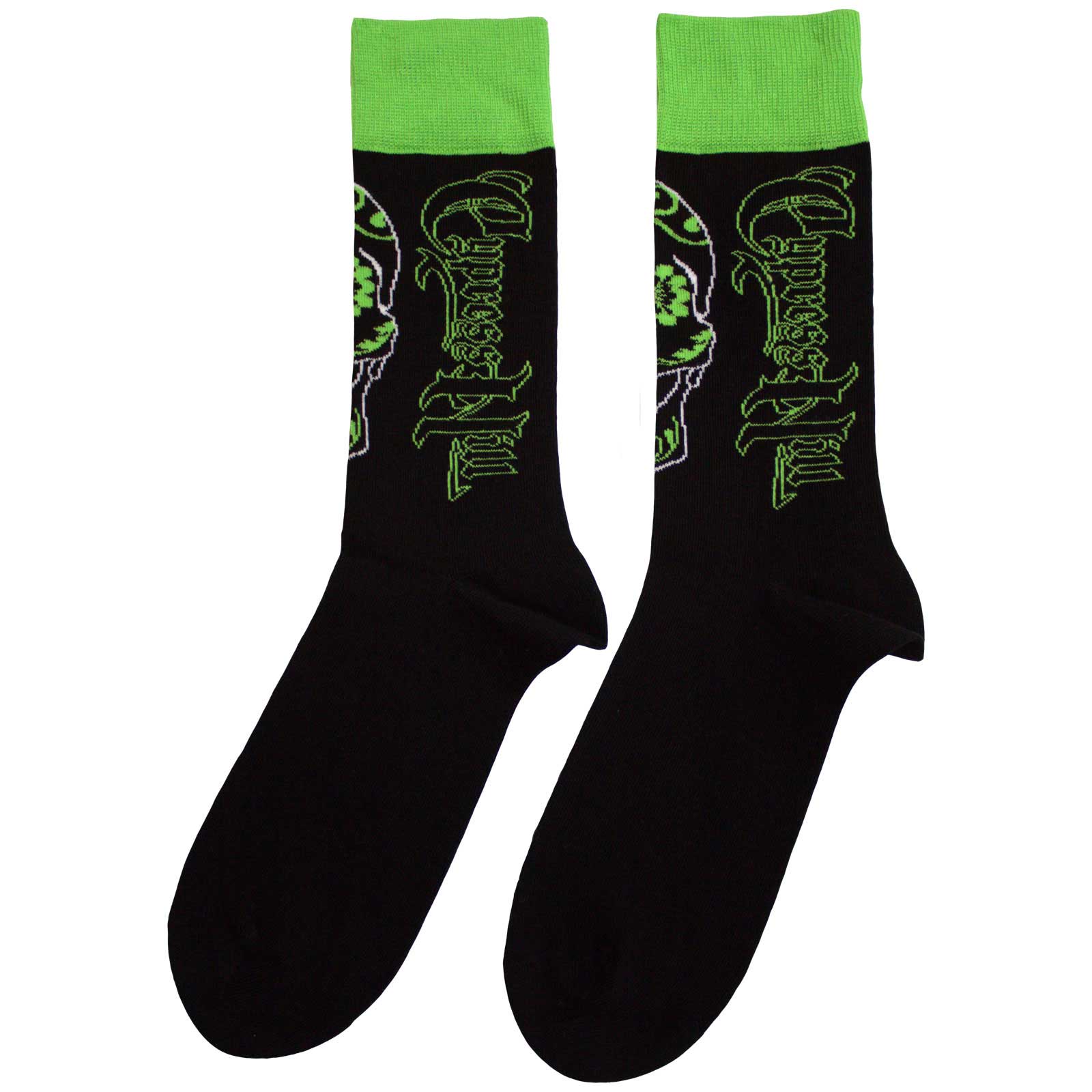 Cypress Hill Unisex Ankle Socks: Skull (Black)
