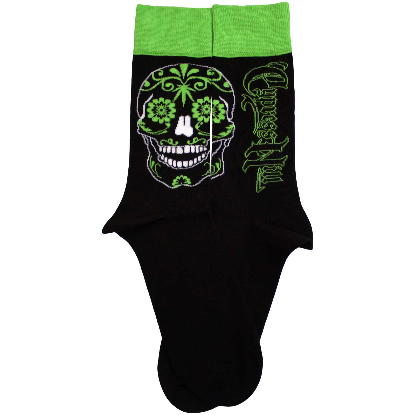 Cypress Hill Unisex Ankle Socks: Skull (Black)