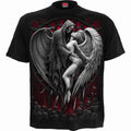 Spiral Unisex T-Shirt: Forbidden (Black) (Back Print)