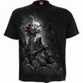 Spiral Unisex T-Shirt: Grave Walker (Black) (Back Print)