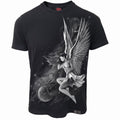 Spiral Unisex Organic T-Shirt: Lucid Dreams (Black) (Back Print)