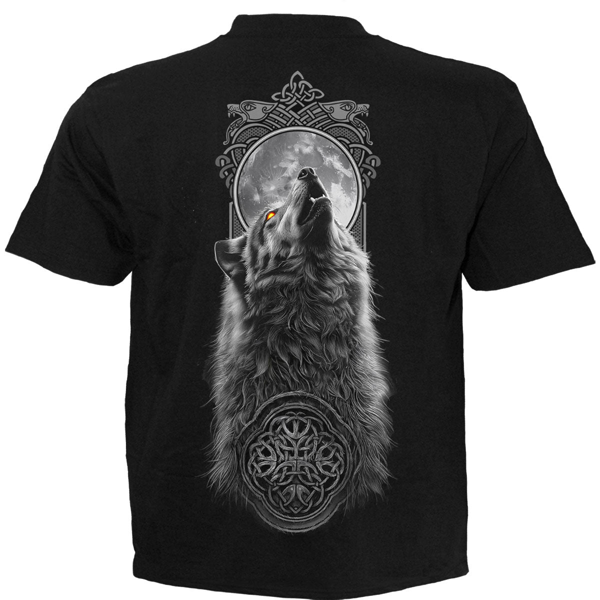 Spiral Unisex T-Shirt: Darkest Fear (Black) (Back Print)