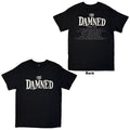 The Damned Unisex T-Shirt: Logo EU Tour Summer 25 (Black) (Back Print) (Ex-Tour)