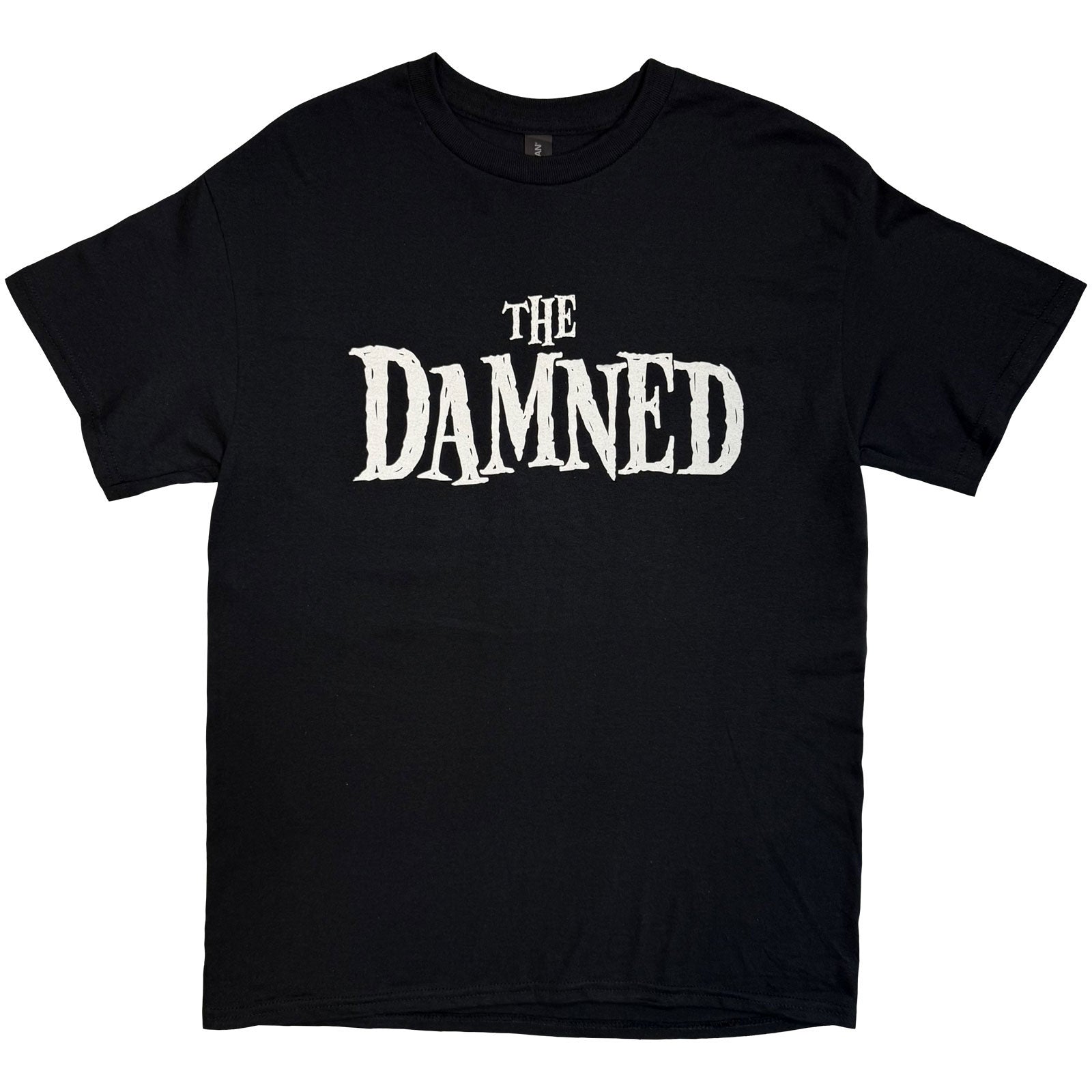 The Damned Unisex T-Shirt: Logo EU Tour Summer 25 (Black) (Back Print) (Ex-Tour)