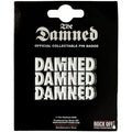 The Damned Pin Badge: Stacked Logo