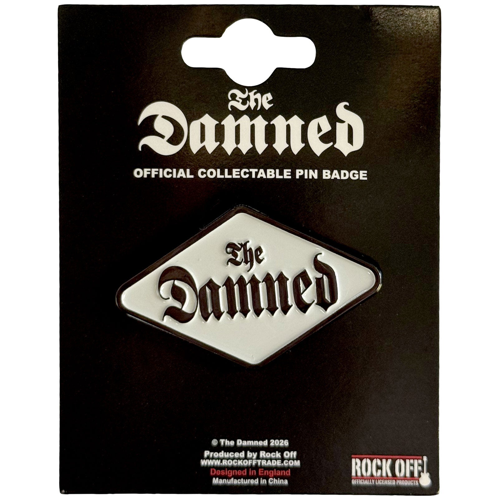 The Damned Pin Badge: Gothic Logo