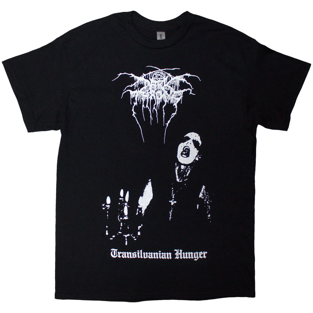 Darkthrone Unisex T-Shirt: Transilvanian Hunger (Black) (Back Print)