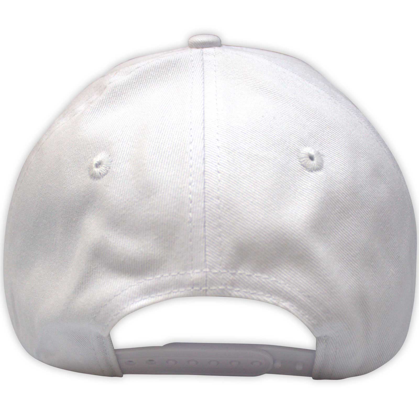 Don Broco Unisex Baseball Cap: Orange Logo (White)